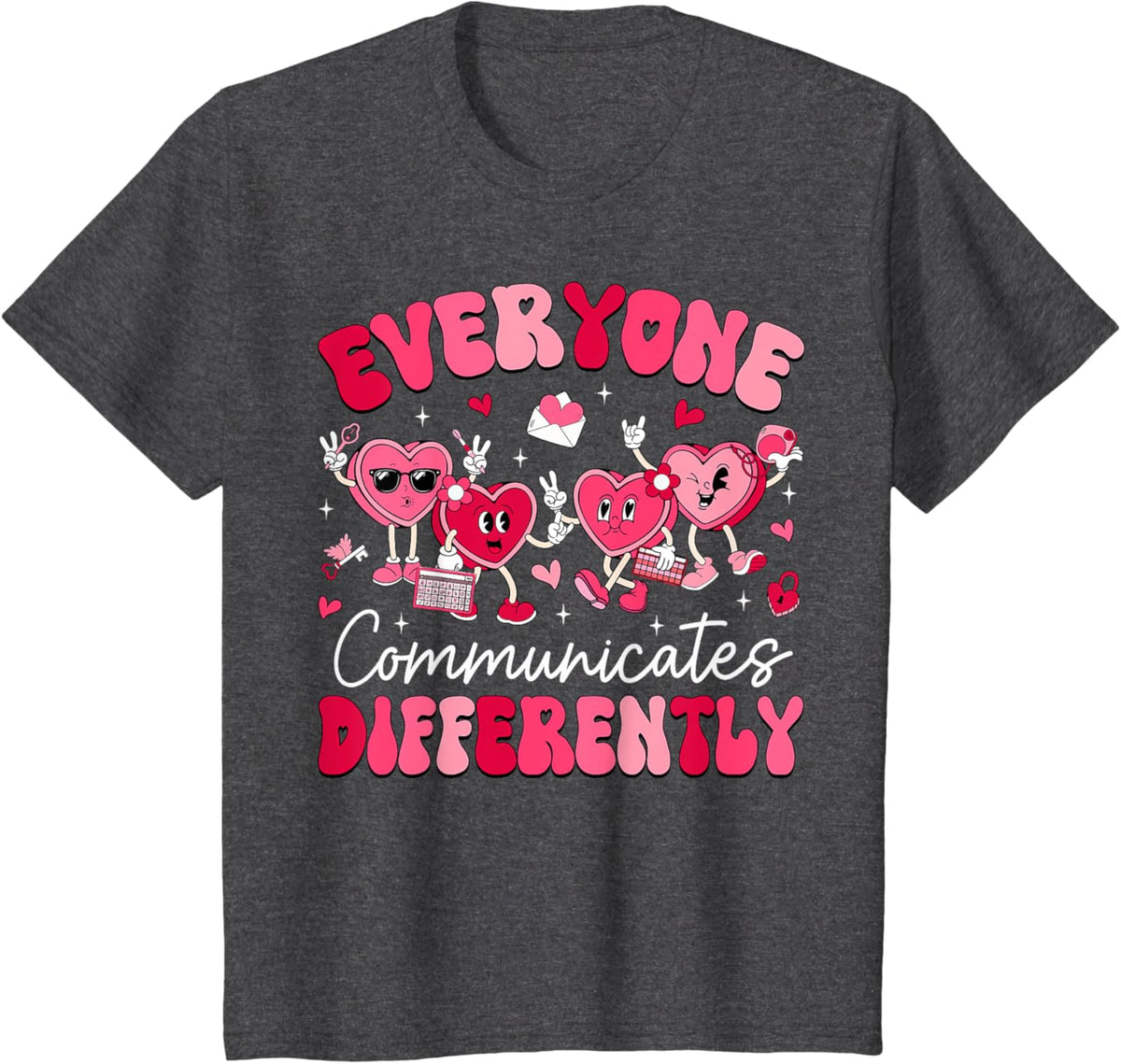 Everyone Communicates Differently Autism Valentines Day