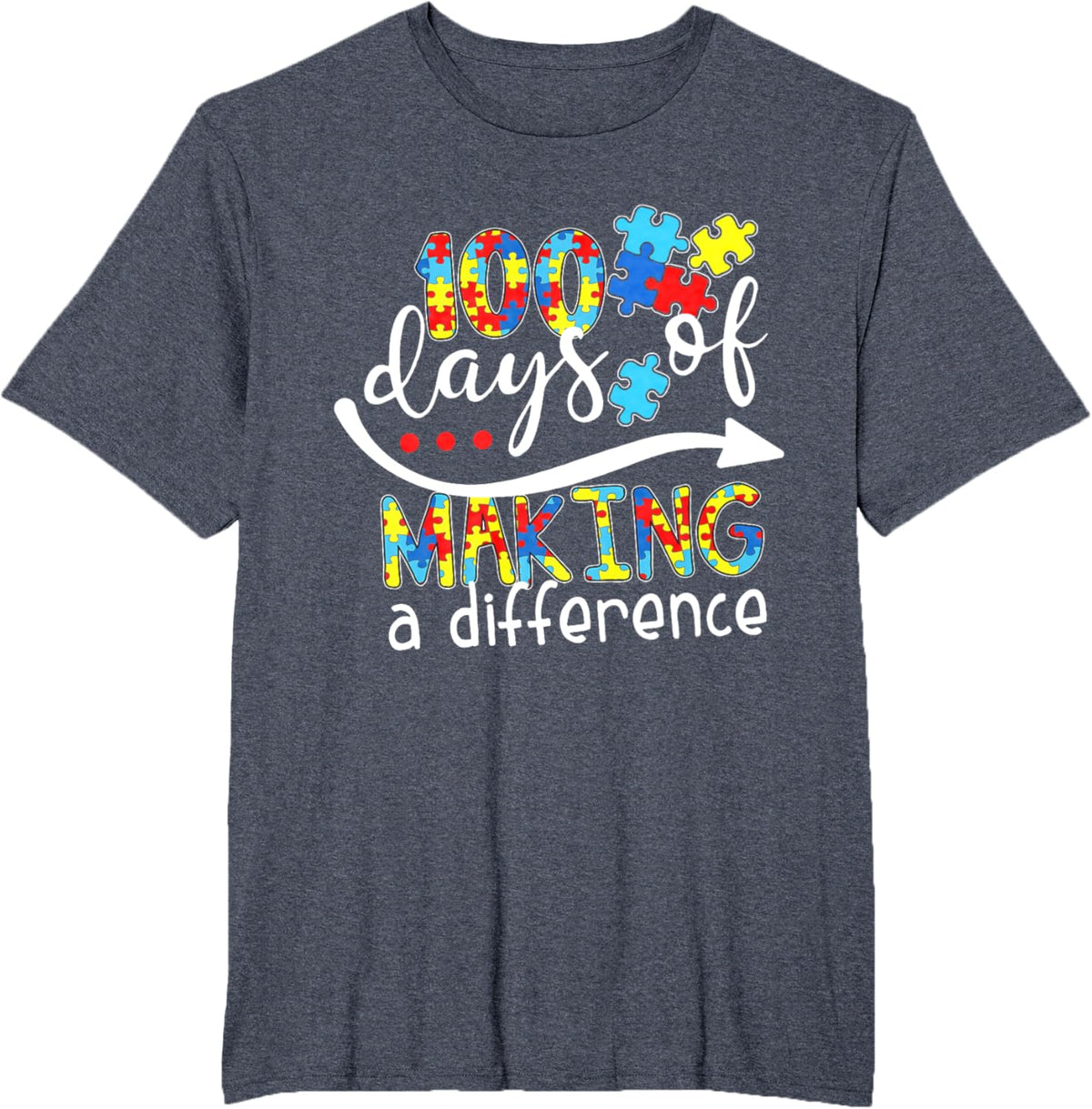 Autism 100 Days 100th day of school teacher autism awareness